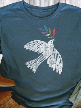 Peace Dove T-Shirt – Women’s Boho Graphic Tee